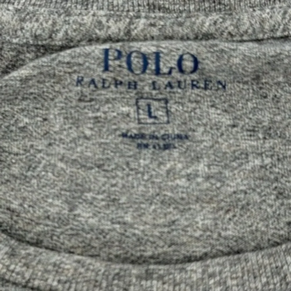 Polo Ralph Lauren Men Classic Fit Crewneck Long Sleeve T Shirt Gray‎ Size L